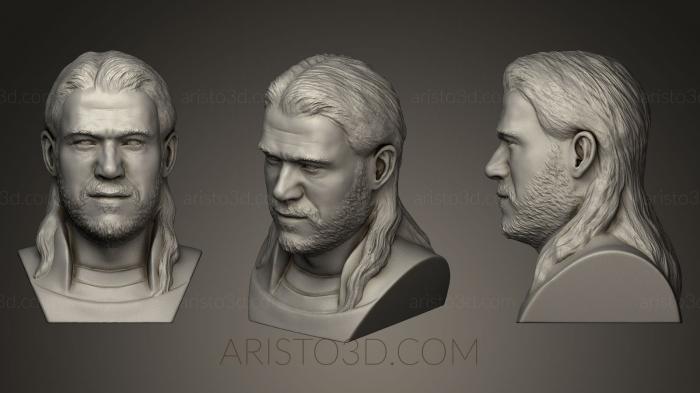 Busts and bas-reliefs of famous people (BUSTC_0608) 3D model for CNC machine